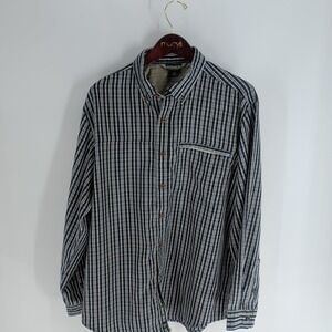 Outdoor‎ Life Long Sleeve Check Western Button-Down Shirt Multicolor Size L